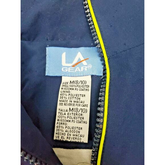 Vintage 90s LA Gear Windbreaker Jacket Size Youth M 8 / 10 Boy Girls Defects - Picture 2 of 12